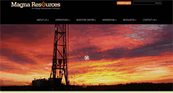 Desktop Screenshot of magna-resources.com